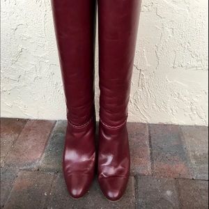 Hana Mackler Vintage Leather Boots, Size 10